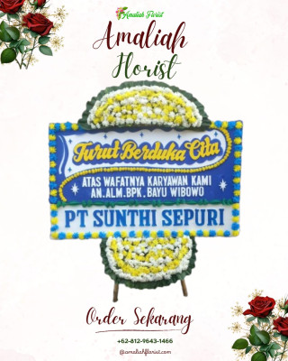 Papan Bunga Duka di Iv Jurai