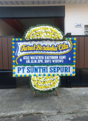 Papan Bunga Duka di Iv Jurai